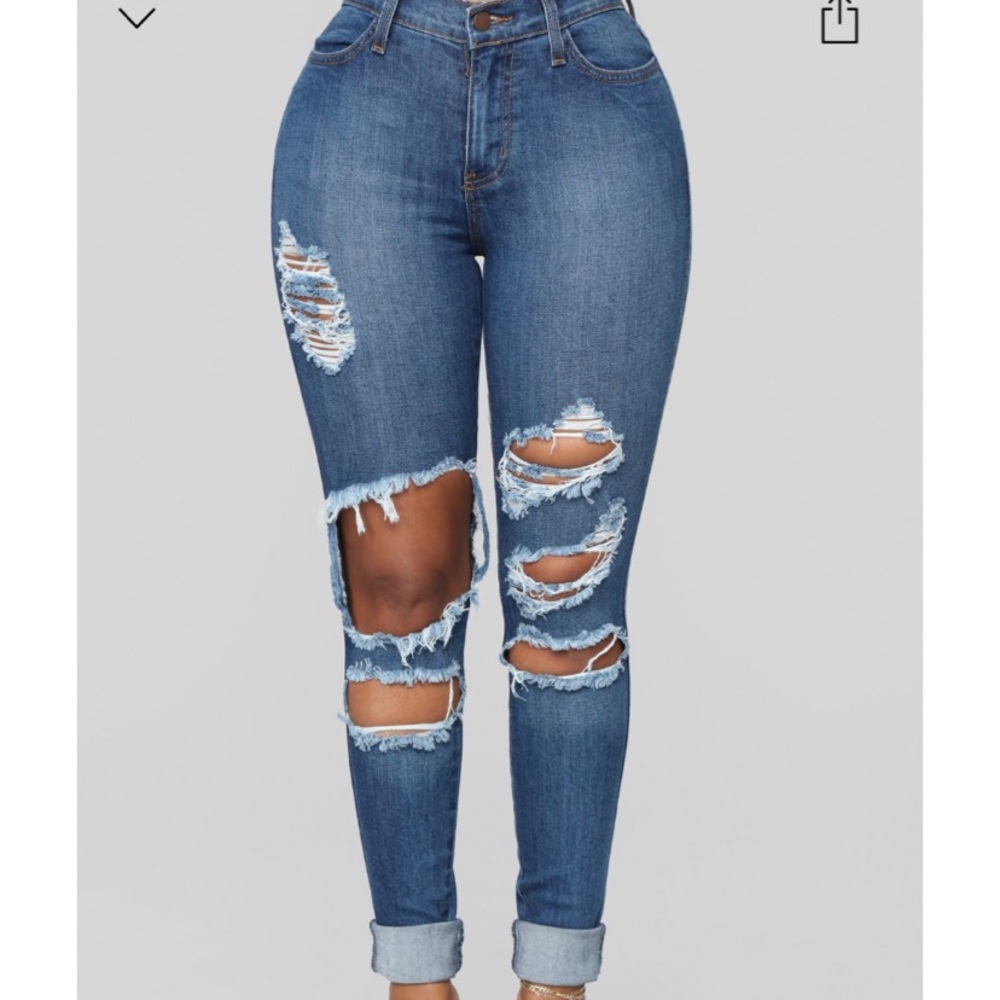 Fashion nova beach bum jeans